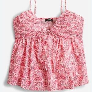 J.Crew pink dandelion cami NEW
